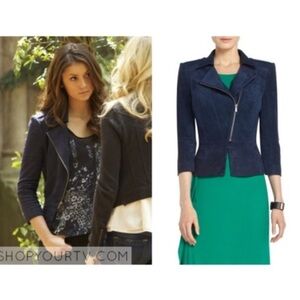 BCBG suede Moto Jacket